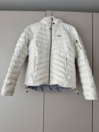 Peak Performance Damen Winterjacke weiss mit Kapuze 