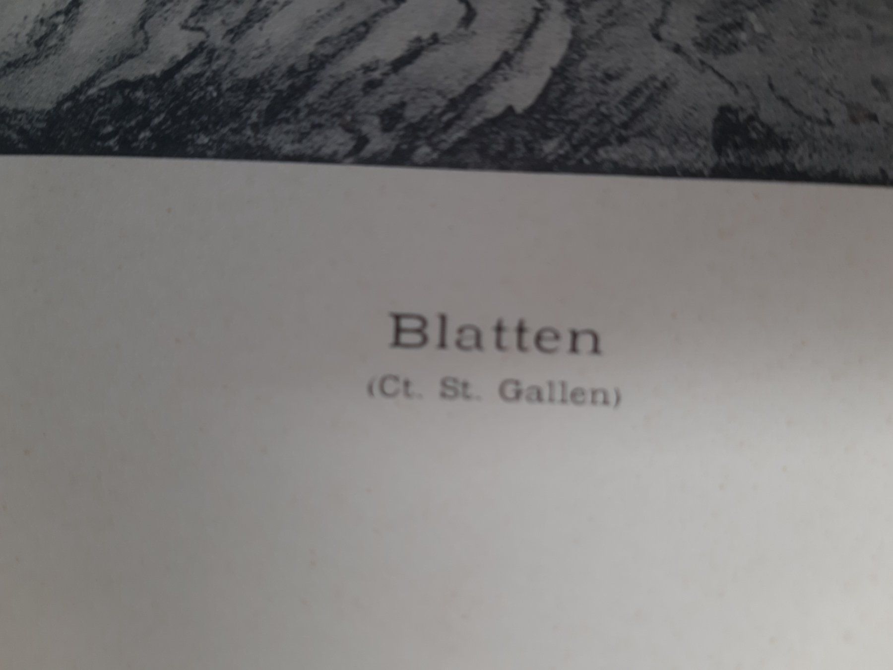 Grafica & Litografie: Seltene Grafik "Blatten (Kt. St. Gallen)" - – Usato da Rotkreuz venduto da nigal 2