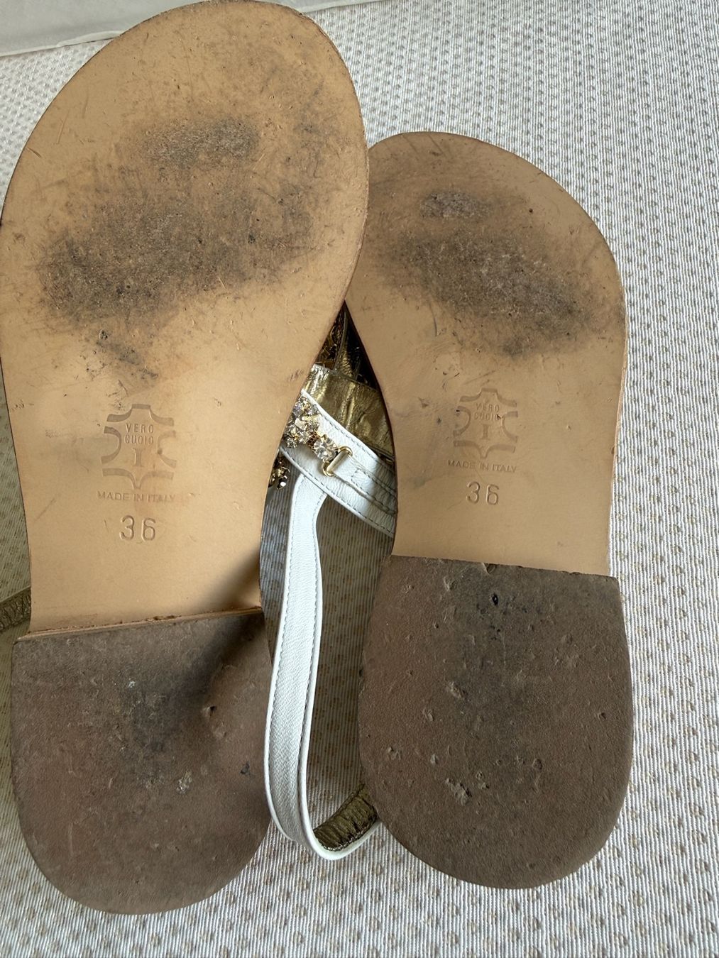 Chaussures femmes: Capri - sandales plates - 36 - Tout cuir – Neuf (Voir description) à Sion par accroshoes 7