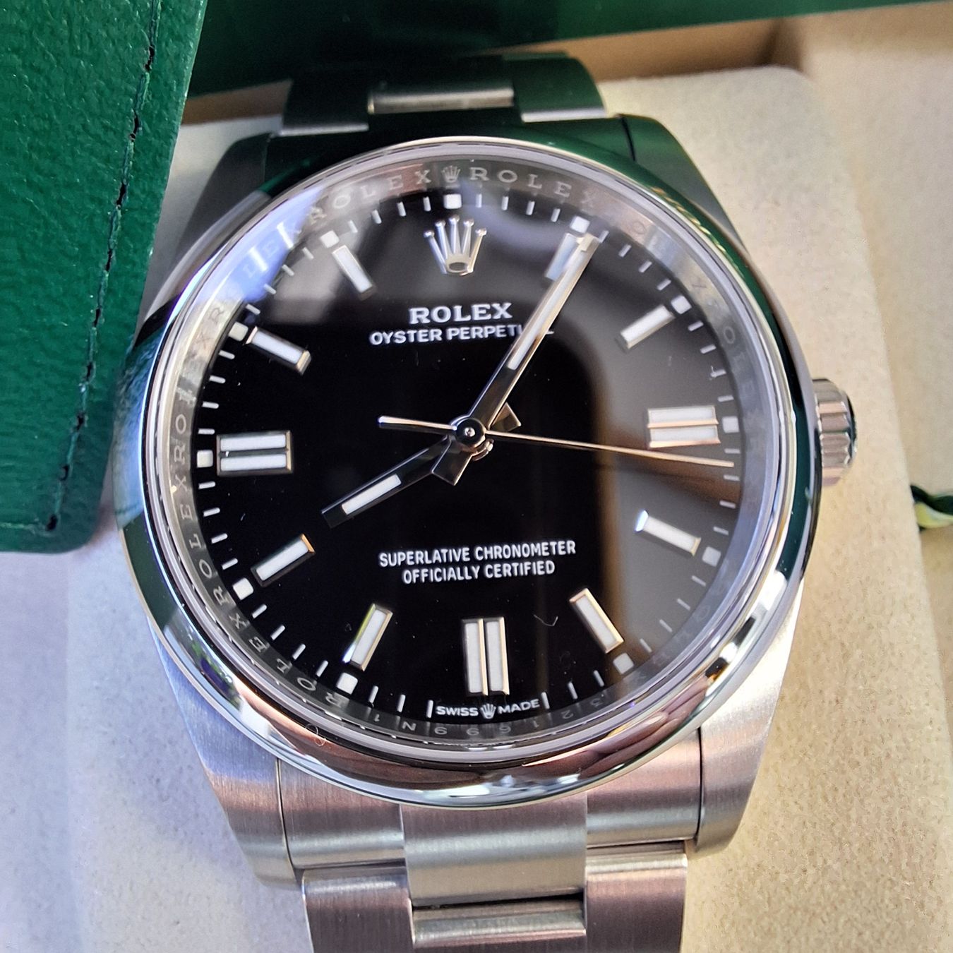 Rolex Orologi: Rolex Oyster Perpetual 36mm Black – Nuovo e nell'imballaggio originale da Burgdorf venduto da Max681 3