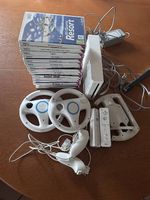 Console Wii avec jeux et accessoires 