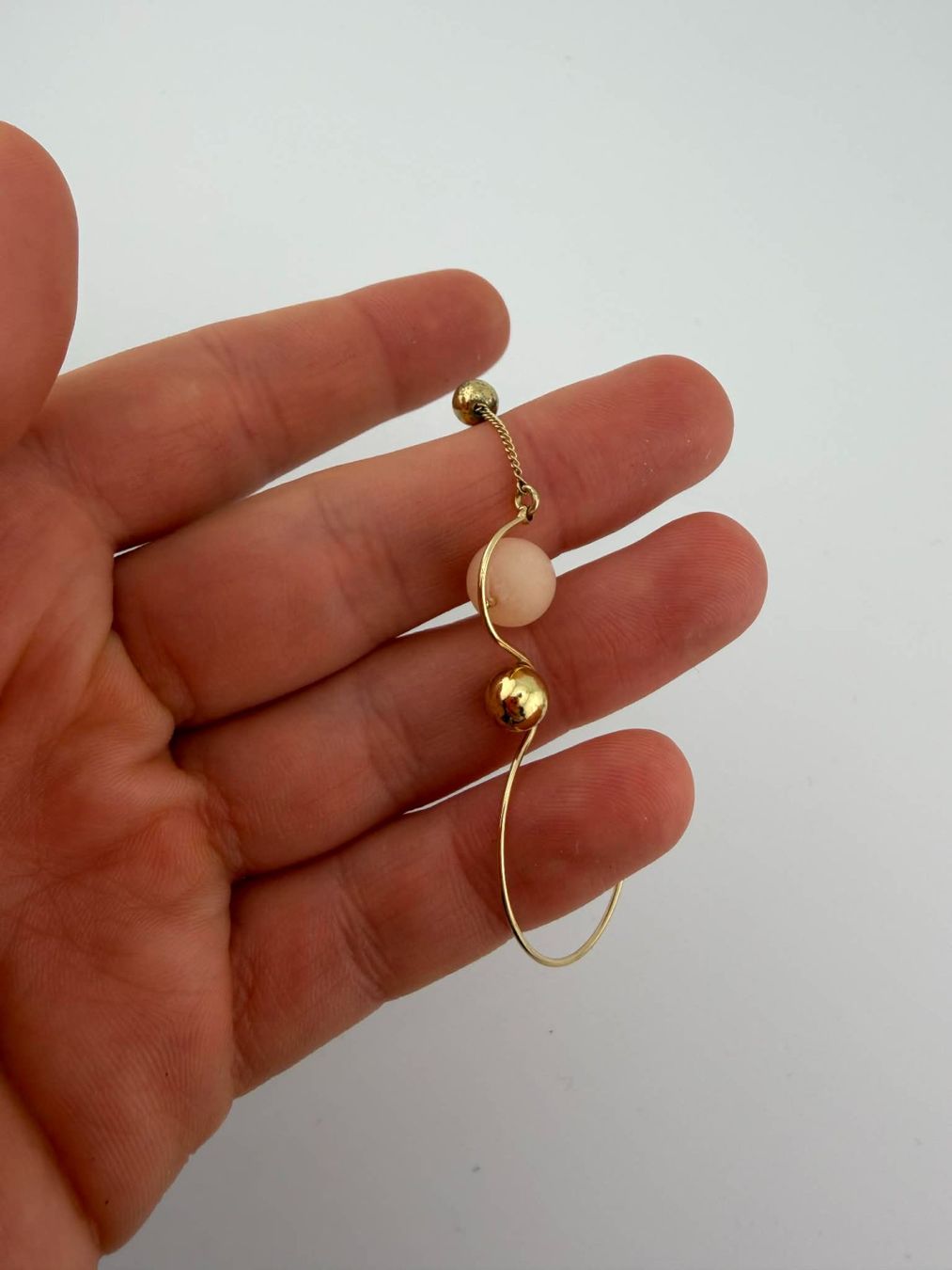 Ohrringe & -stecker: Elegante Ohrringe mit Pfirsichperle🌸 – Gebraucht aus Riehen von edu_92w7 5