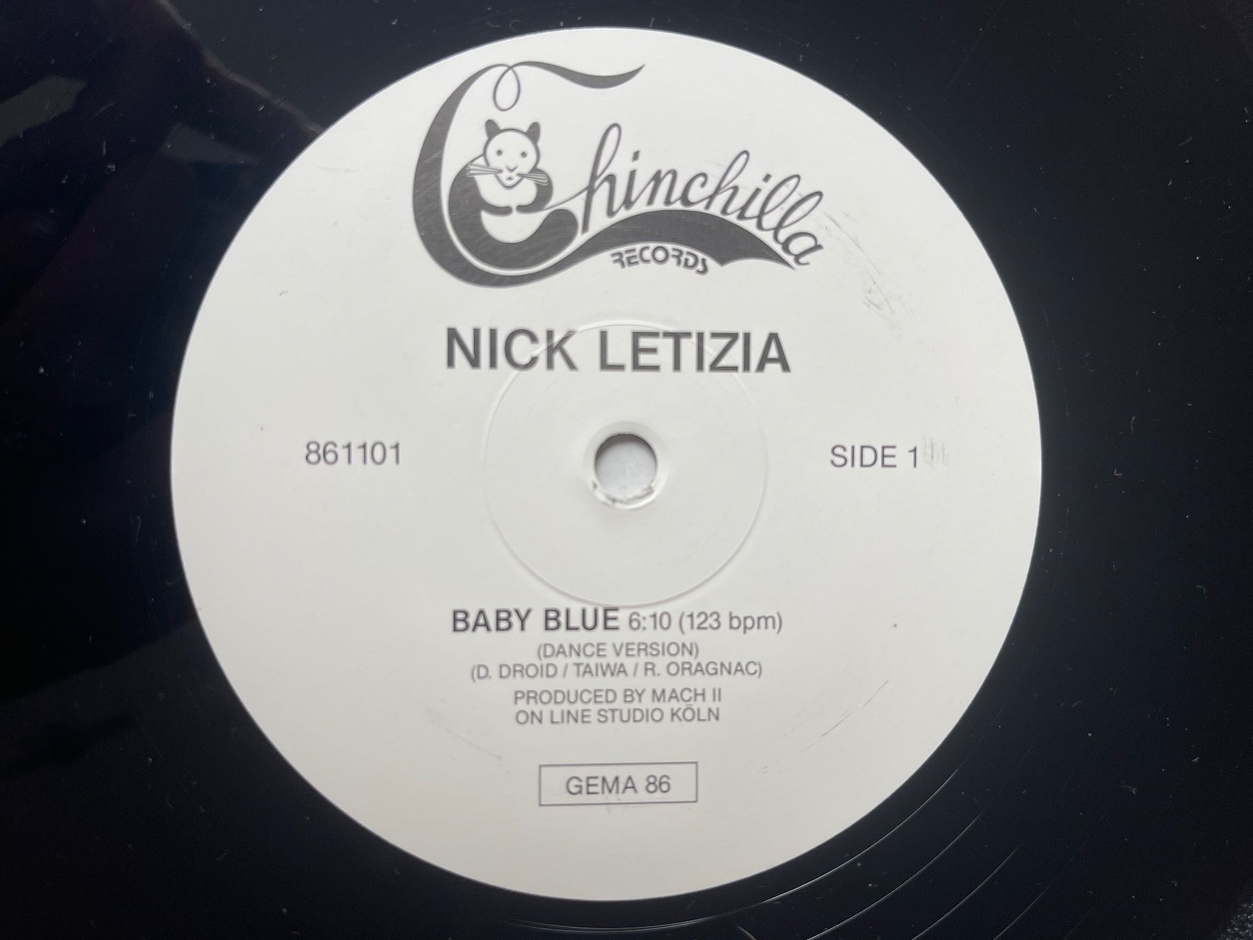 Vinyles: A619/Nick Letizia Baby Blue – D'occasion à Frutigen par Philippe_jsp 2
