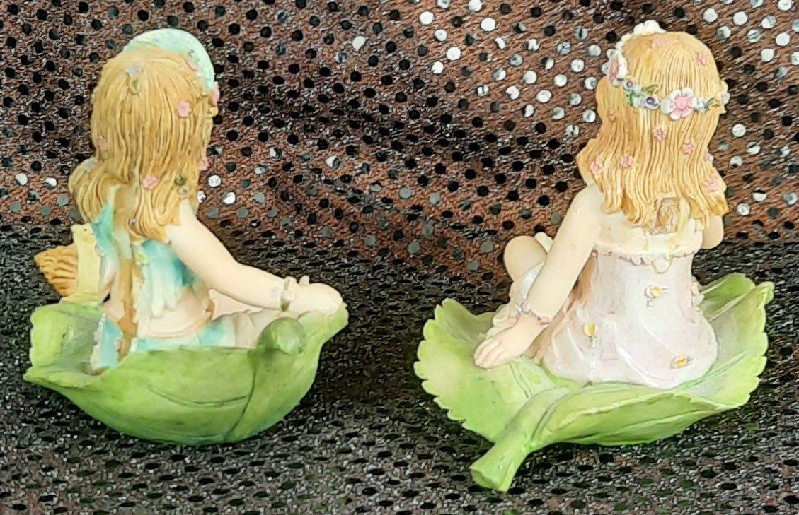 Figuren: Schöne Elf Feenfiguren Auf Blätter – Neu (gemäss Beschreibung) aus Seuzach von VT-Collections2 2