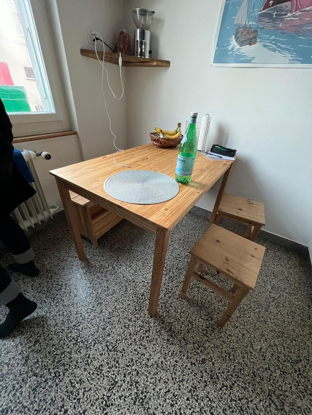 Ikea Set di tavolo e panche: Tisch, 2x Hocker & Bank – Usato da Bern venduto da buffalo-soldier