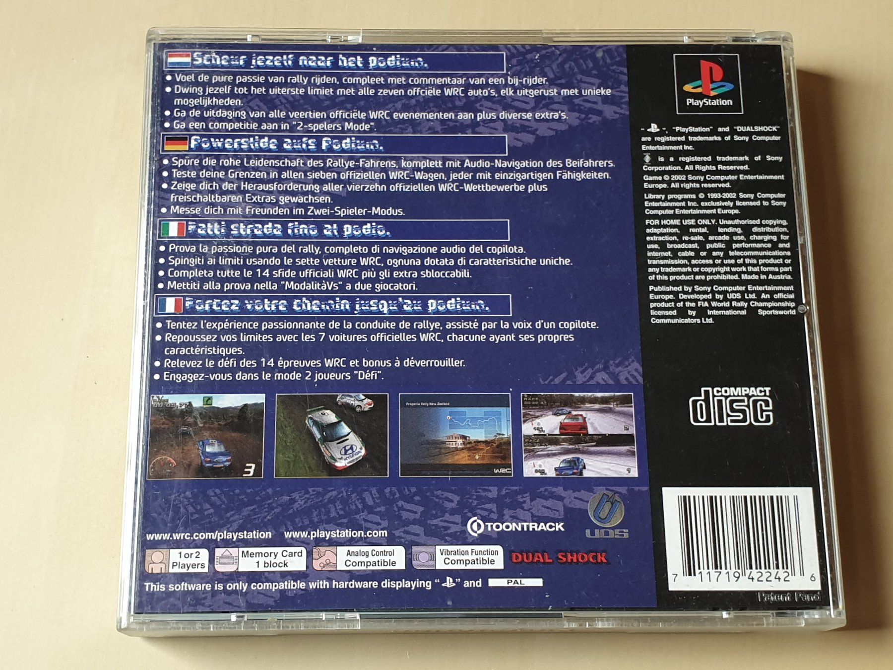Sony Giochi: WRC Arcade – Usato da Stansstad venduto da collectorsshop 1