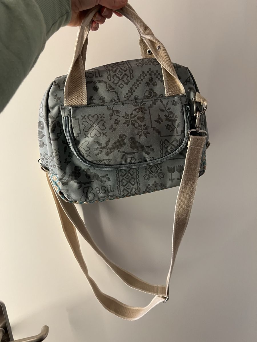 Borse da donna: Basil Handtasche mit schönem Muster Vintage Style – Usato da Langenthal venduto da Alperose_5