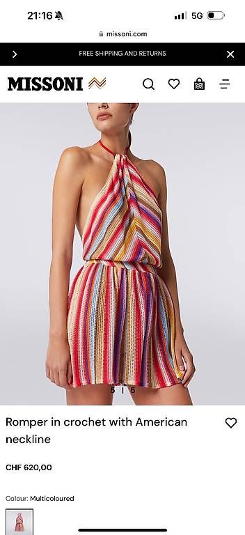 Missoni Tute: Missoni Romper – Usato da Aristau venduto da Evelinik
