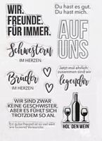 Silikonstempel Wir. Freunde für immer