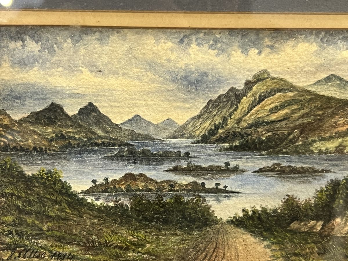 Gemälde: TABLEAU ANCIEN SIGNE ET DATÉ 1884 – Gebraucht aus Genève von Qanil77 4