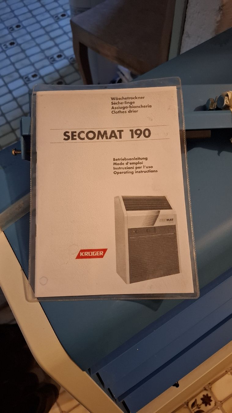 Secomat Machines à sécher: Secomat 190 / Wäschetrockner – D'occasion à Schaffhausen par Md11urs 4