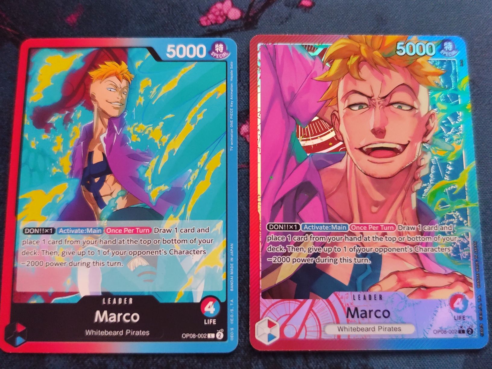 Bandai Cartes à collectionner: One Piece OP08-002 Marco EN – Neuf (Voir description) à Schlossrued par LAP2012