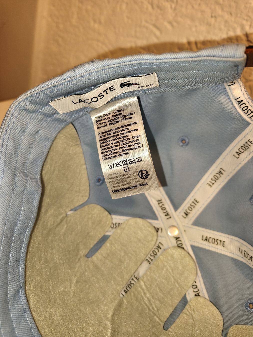 Lacoste Altro in  Abbigliamento & Accessori: Lacoste Kappe hellblau Cotton One Size guter Zustand – Nuovo (secondo la descrizione) da Brig venduto da pra_b5r9 4