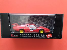 BRUMM, 1/43, N° R 213, Ferrari 512 BB, Ch. Pozzi, le Mans 81