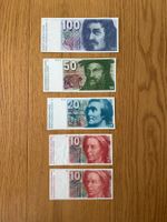 Schweizer Banknoten aus der 6. Serie
