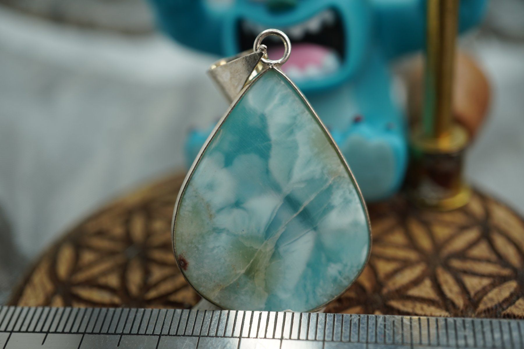 Mineralien & Heilsteine: Larimar   Wunderschön    Anhänger   by  "TOPSTONE" ab 1.- – Neu und originalverpackt aus Eschenbach SG von topstone 6