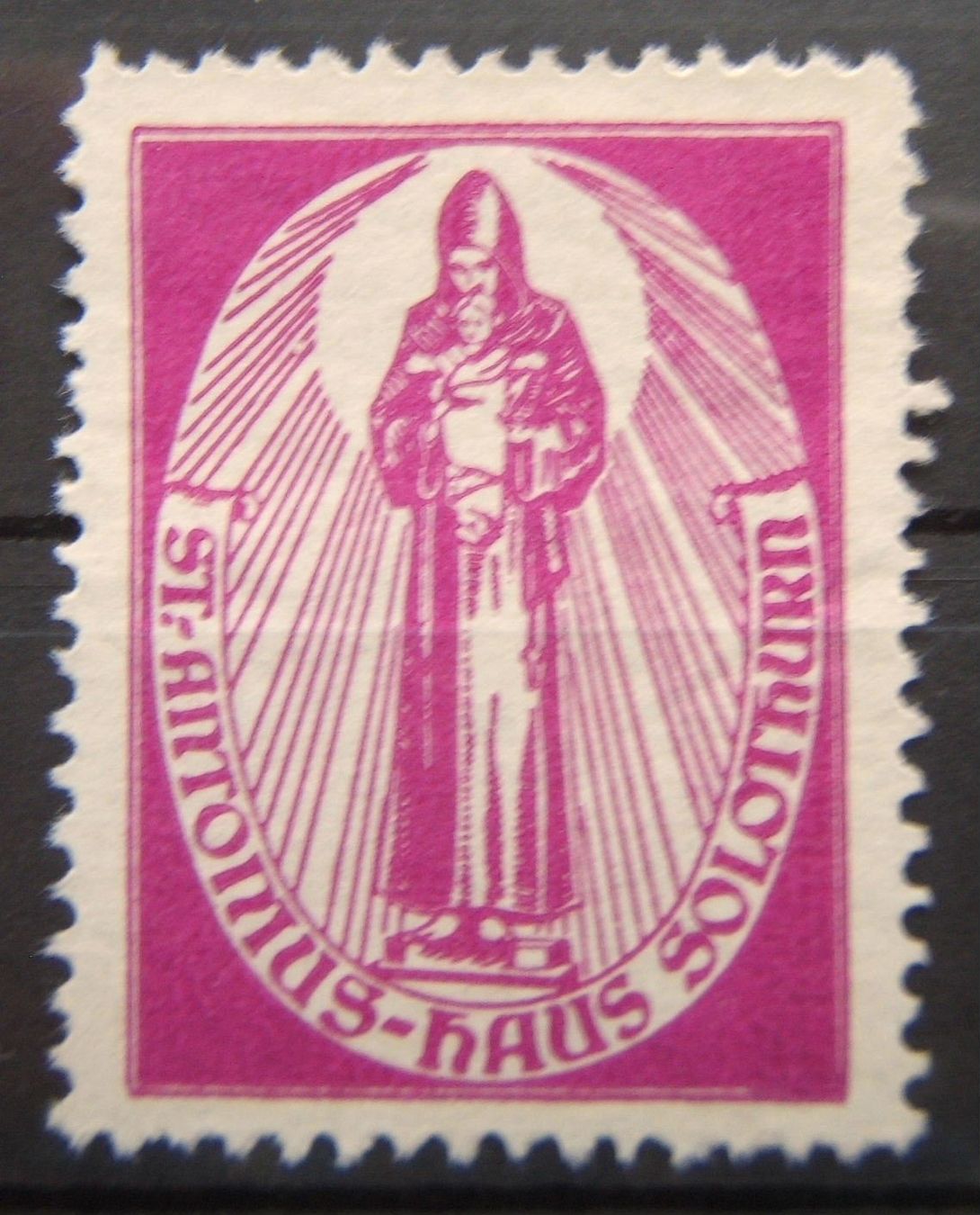 Tutti i francobolli: VIGNETTE ST. ANTONIUS-HAUS SOLOTHURN 1959 – Usato da Brunnen venduto da Nonne04