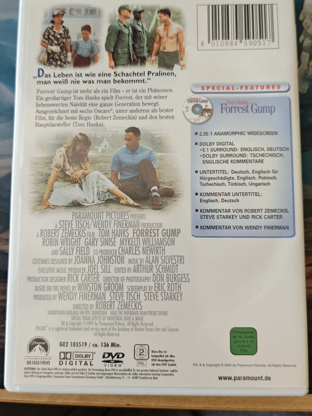 Tous les DVDs: Forrest Gump  – D'occasion à Laufenburg par grossrto 1