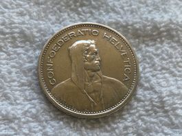 5 franken /francs 1931 RAR 45 degrés ABART