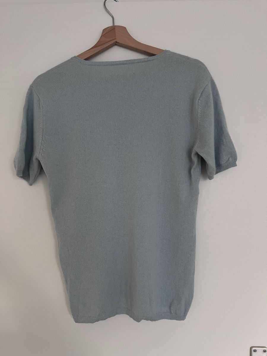 Pulls & Sweat-shirts: Katag Cashmere Pullover| Gr. 42 | kurzarm| hellblau – D'occasion à Hinterkappelen par _G-G_ 4
