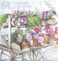 Serviette les fleures (1381) 2Stk.
