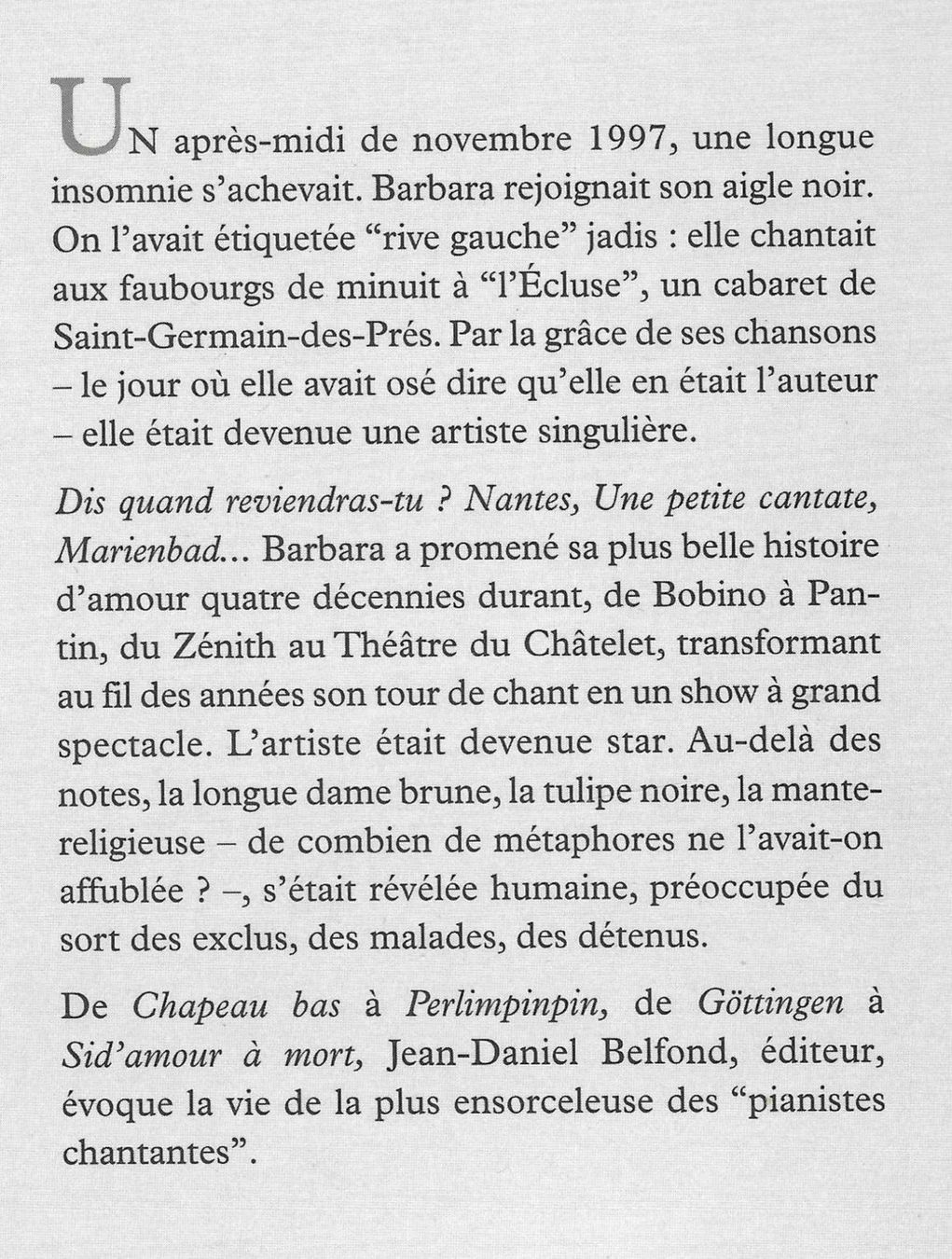 Libri: BARBARA  -  L' ENSORCELEUSE – Usato da Bex venduto da Giorgiob 1