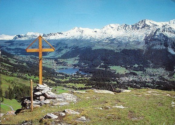 Cartes postales: LENZERHEIDE Blick vom Crap la Pala – D'occasion à Jona par philajona