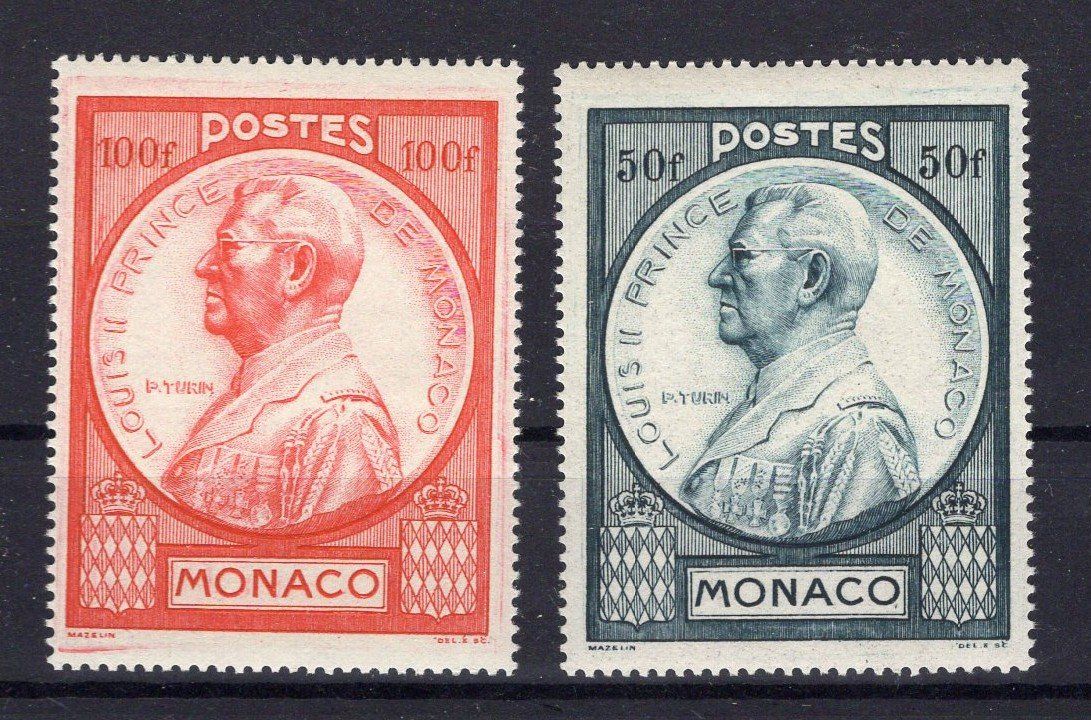Tutti i francobolli: R6197  /  MONACO 1946 neufs XX – Nuovo (secondo la descrizione) da Ste-Croix venduto da MONT-TAGNAC