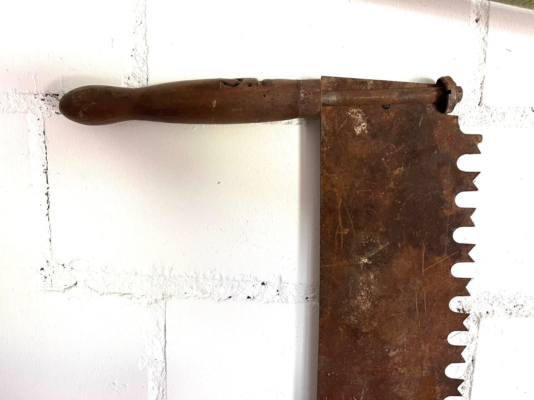 Scies: 2 Mann Säge, Baumsäge, Blocksäge antik – D'occasion à Untervaz par Xun 3
