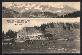 Cernier, Hotel de la Vue des Alpes, Berg