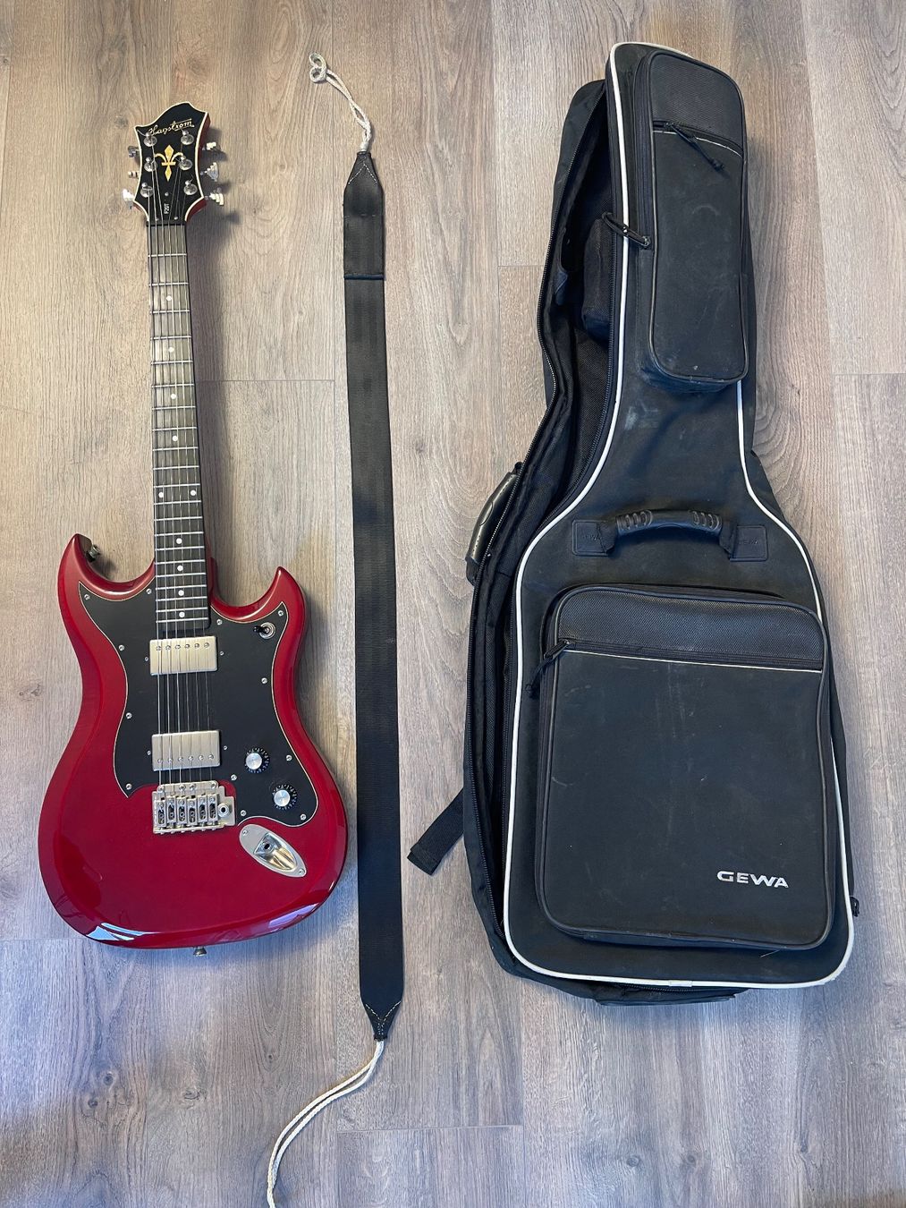Hagström Strumenti musicali: Gitarre Hagstrom F20T, rot – Usato da Basel venduto da mariablanka