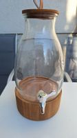 Getränkespender  5,5Liter  Glas , Holz