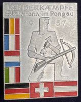 Abzeichen, „LÄNDERKÄMPFE - St. Johann im Pongau - 1957"