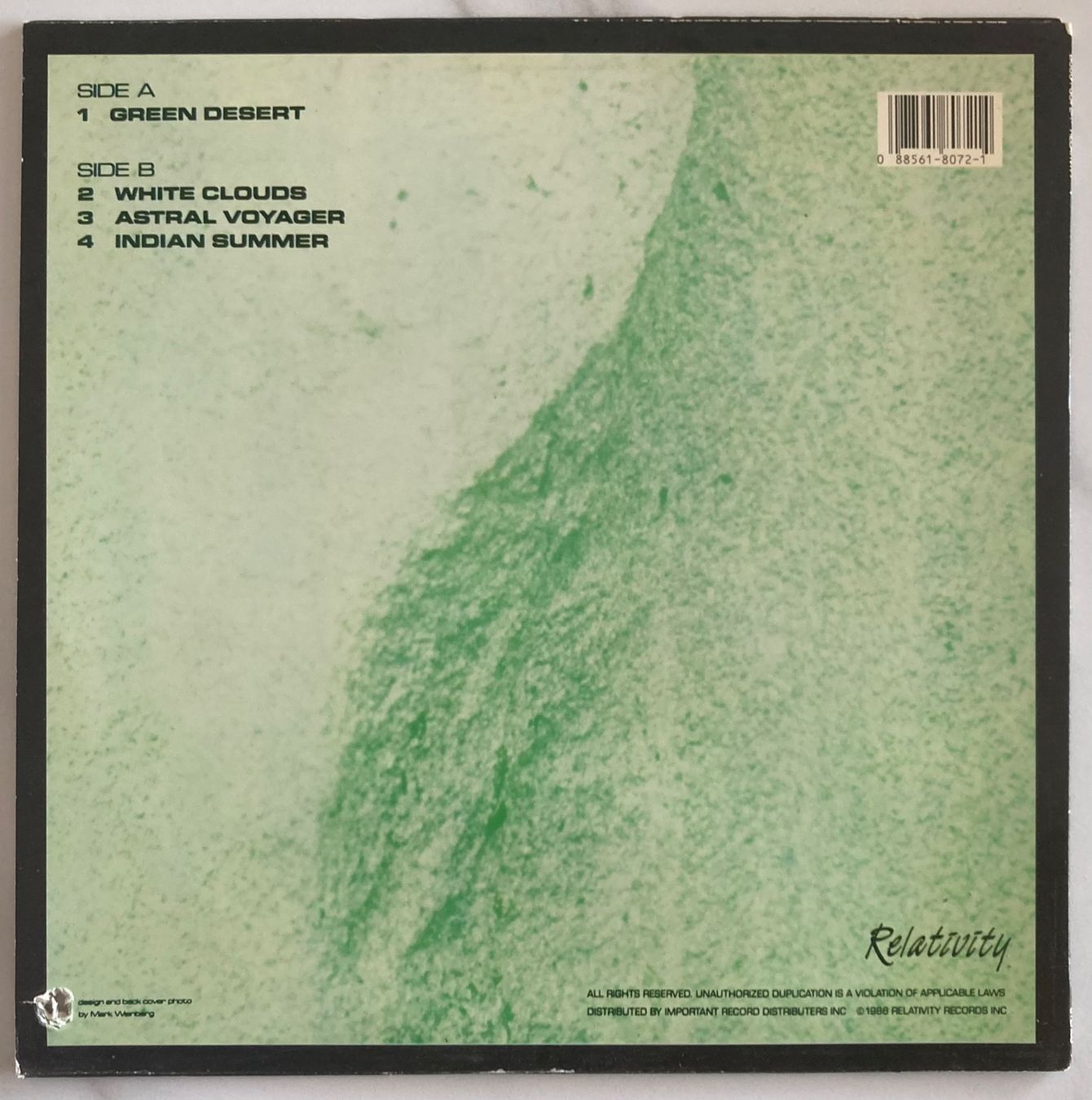 Vinyles: TANGERINE DREAM - GREEN DESERT – D'occasion à Poliez-Pittet par Newtown-Records 1