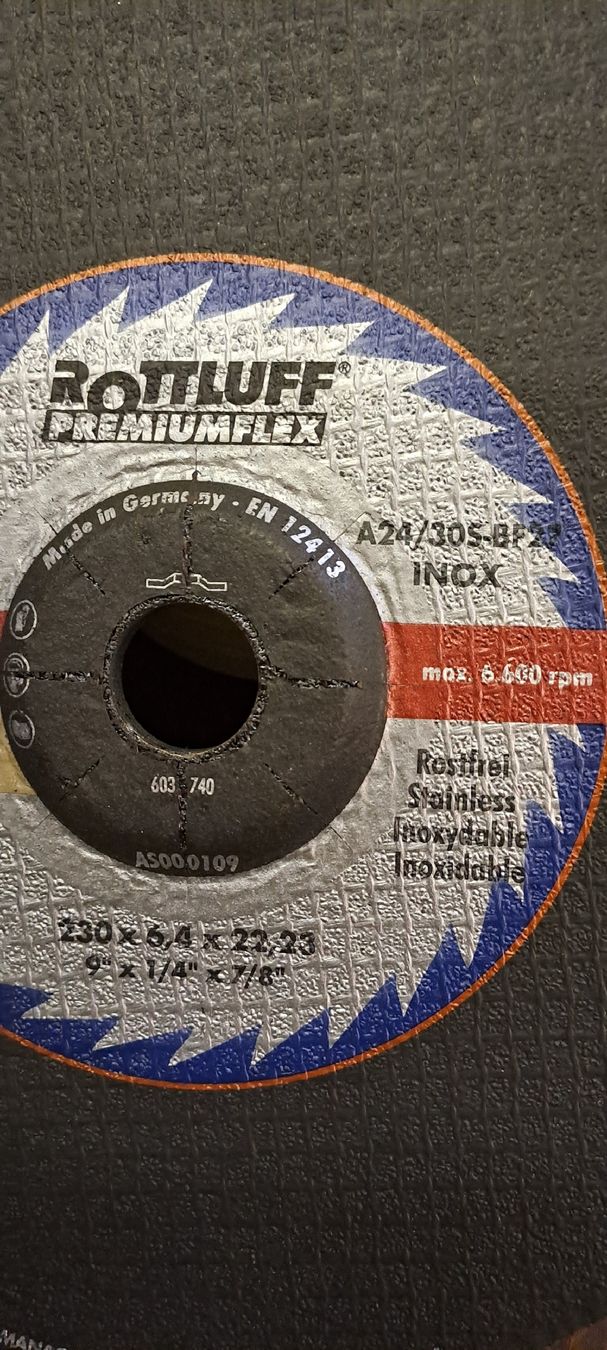 Tutti gli attrezzi: Rottluff Premium Flex 230x6.4x22.23 – Nuovo e nell'imballaggio originale da Stetten AG venduto da Maschinenwarencenter 1