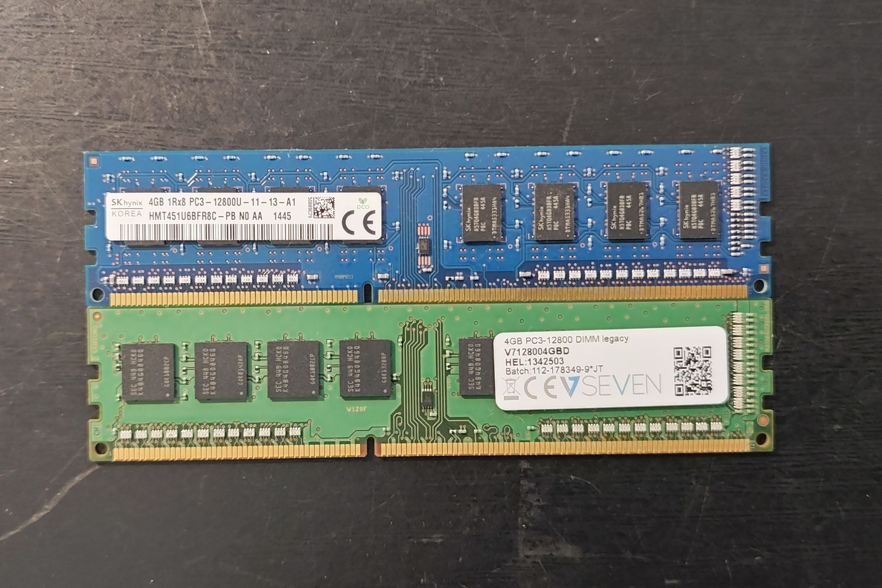 2x RAM Riegel 4GB DDR3 PC3-12800U Arbeitsspeicher (Gebraucht) in ...
