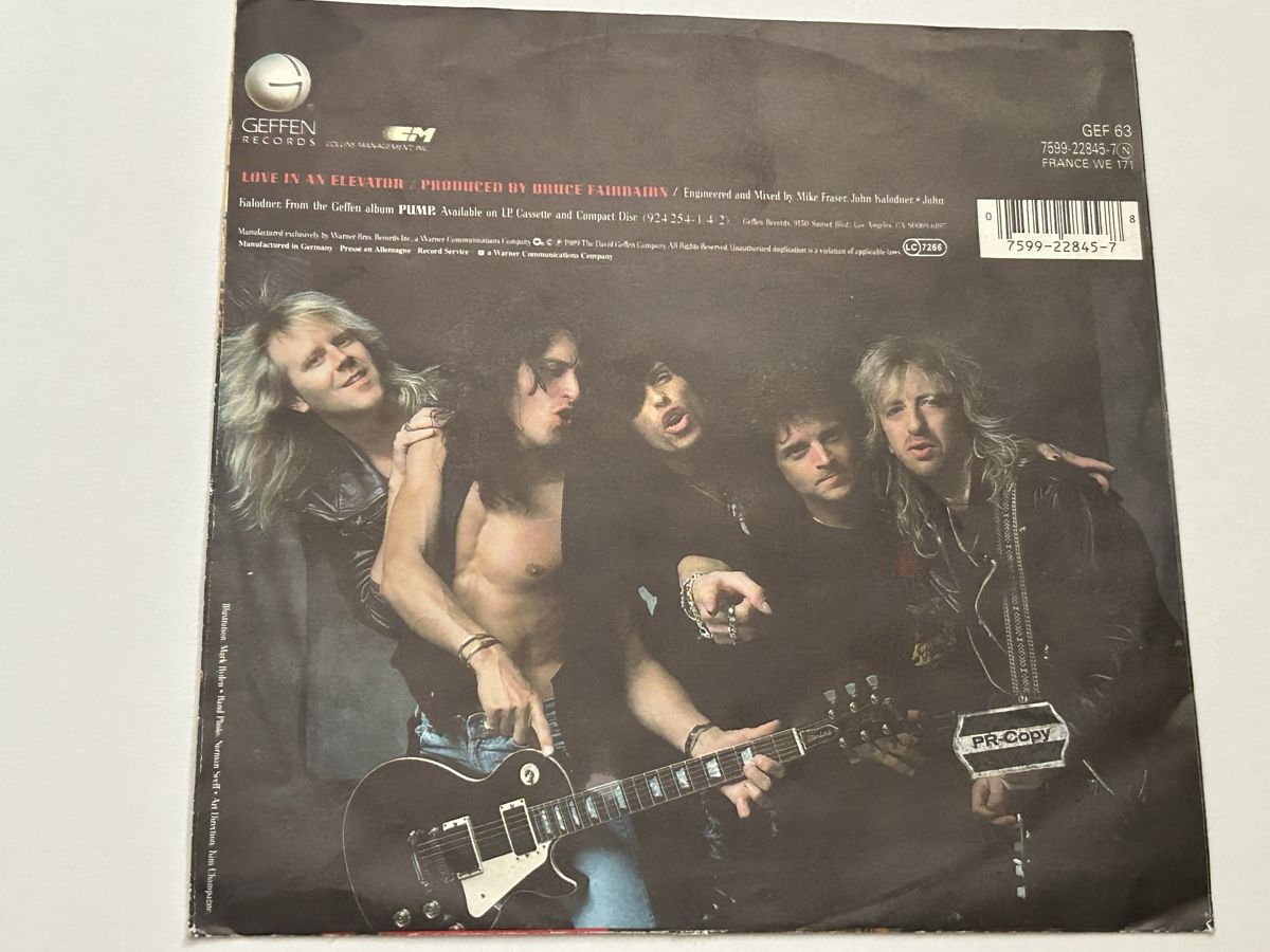 Dischi in vinile: Aerosmith. 1989. Love In An Elevator – Usato da Faulensee venduto da Mizuno06 2