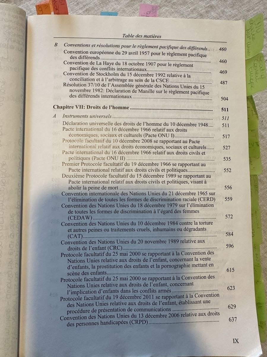 Libri: Traités internationaux Ziegler Besson 2016 – Usato da Les Bioux venduto da ann_g9bh 4