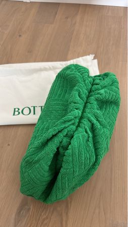 Bottega Veneta Pouch Terry, Grün, NEU!