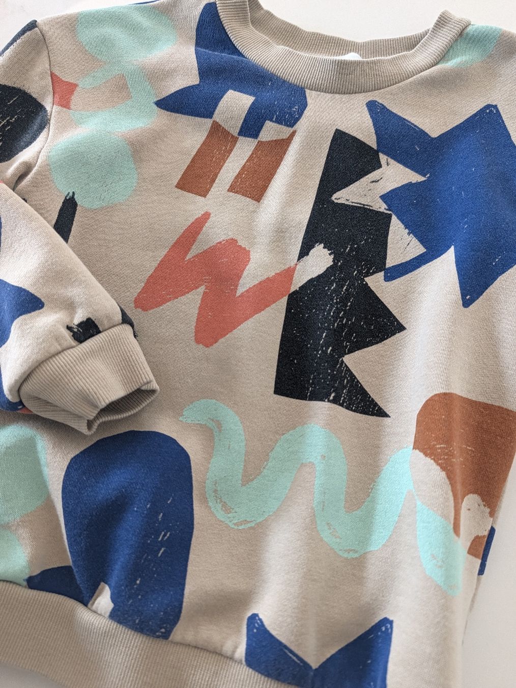 H&M Maglioni & Felpe: Pullover junge H&M beige bunt gemustert Grösse 110/116 – Usato da Kaisten venduto da Graeffhome 1
