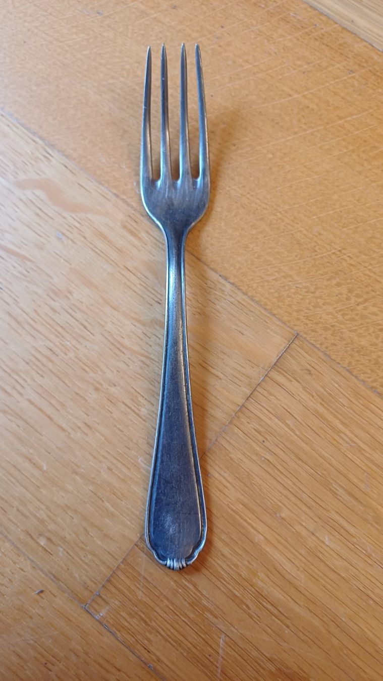 Forchette: Alte Gabel versilbert, Vintage mit J.M. Gravur – Usato da Oberneunforn venduto da Bumbam 5