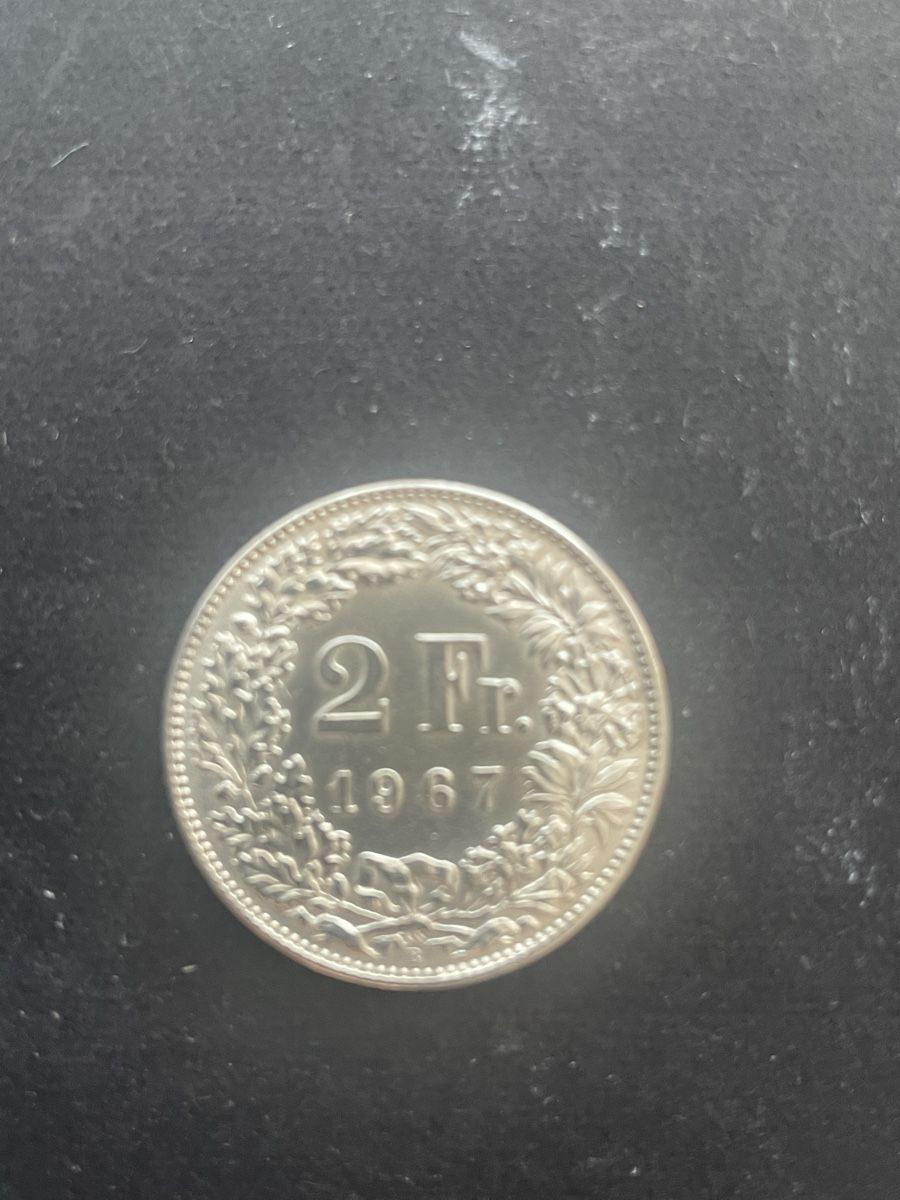 Tutti le monete: 2-. Silber CH Jahr 1967 – Usato da Meierskappel venduto da Hala03 2