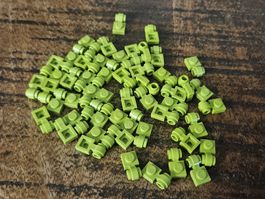 lego 4081b lot de 50 pièces Lime Plate, Modified 1 x 1