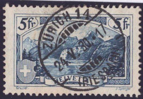 Tutti i francobolli: Nr 178 oblitération centrale ZURICH 14 – Usato da Delémont venduto da Silte