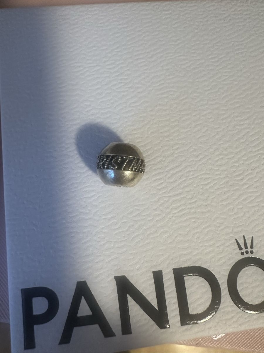 Pandora Ciondoli: Pandora Charm Kugel  "Merry Christmas" – Usato da Ostermundigen venduto da anja046 2