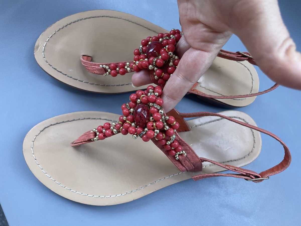 Scarpe da donna: Schöne Sandalen mit Steinen – Usato da Zürich venduto da Anushka86 2