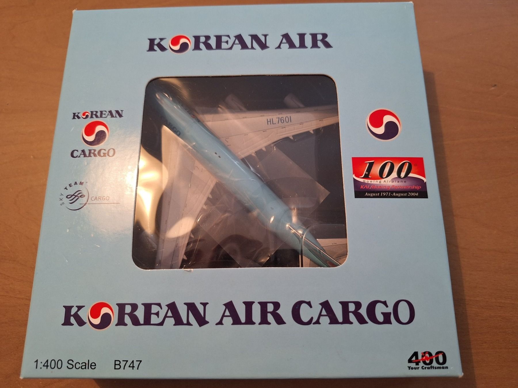 Boeing Kit di modellismo & Modellini statici: Korean Air Cargo 747-400 1:400 – Usato da Sargans venduto da nicsam1815