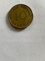 10 PFENNING MÜNZE BUNDESREPUBLIK DEUTSCHLAND 1969