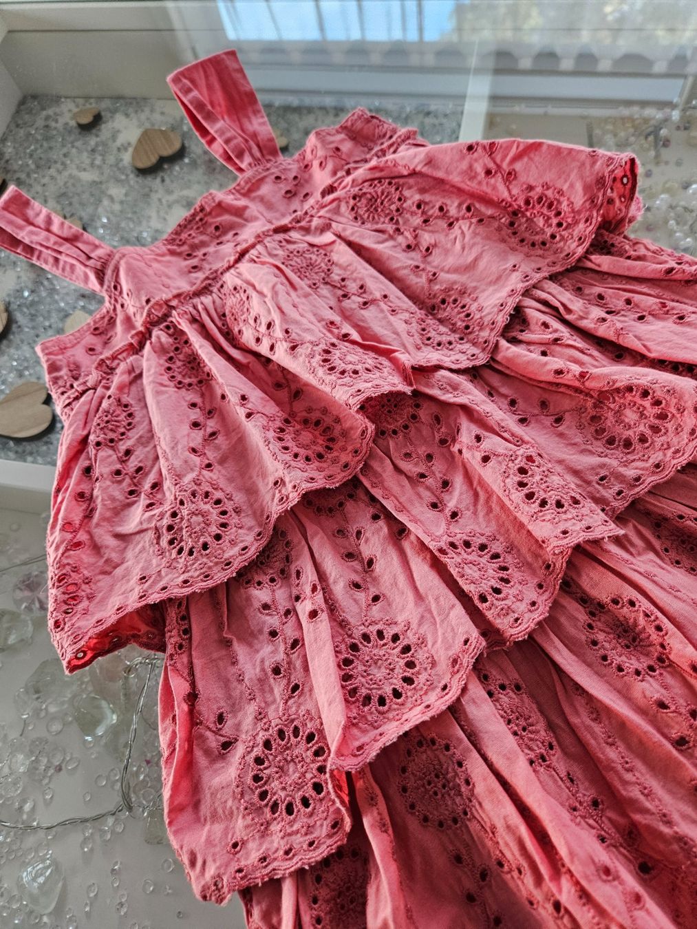 Next Kleider & Röcke: Süsses Sommerkleid Next Grösse 92 /98 mit spitzenmuster – Gebraucht aus Unterägeri von Sleepbear 1