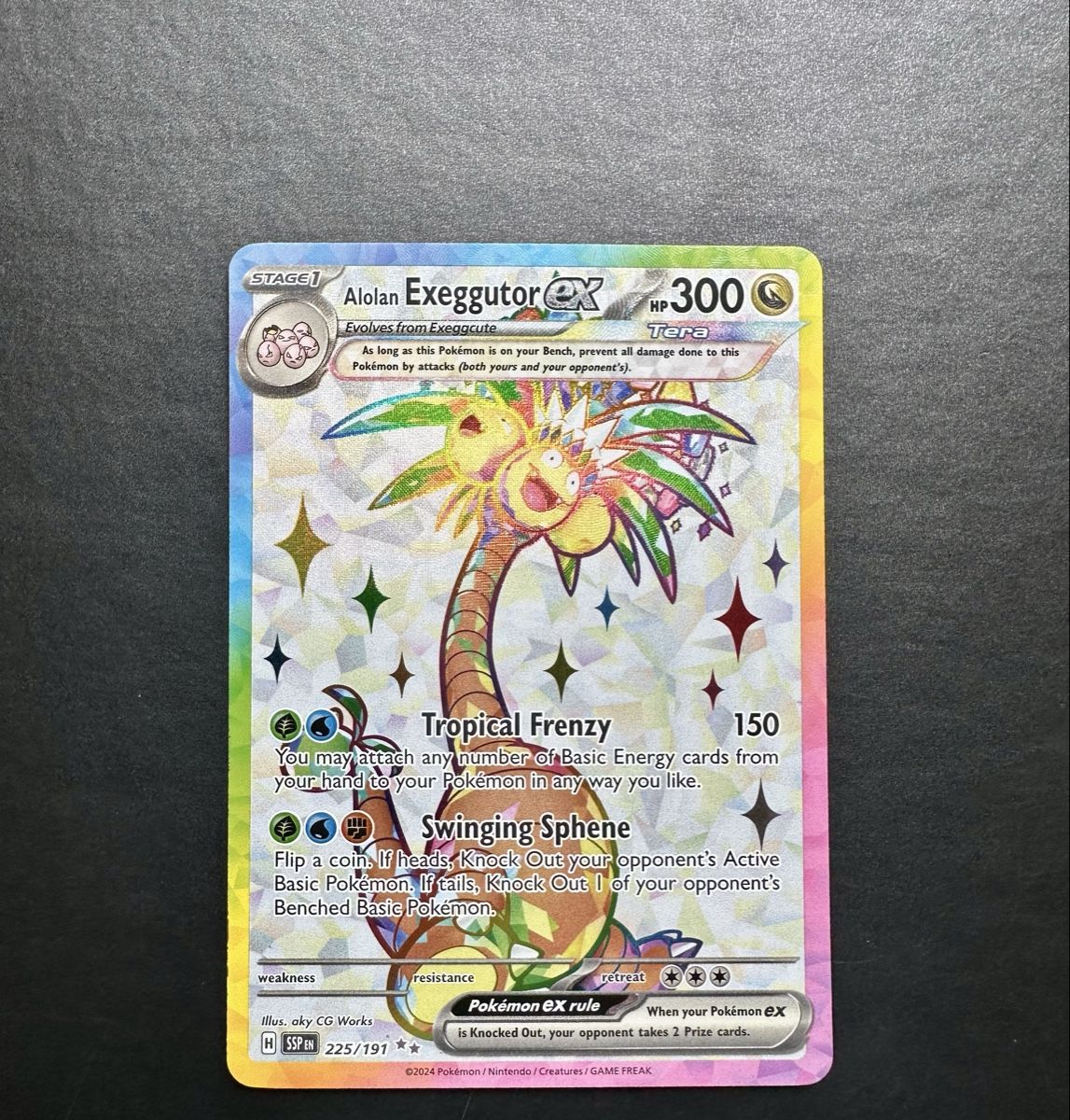 Alolan Exeggutor EX #225 - Surging Sparks - Ab 1.- CHF (Gebraucht) in ...